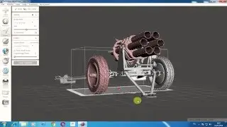 Реактивный миномёт на 3d принтере по 3ds модели