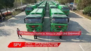 SPV Garbage Compactor Truck Shipping  to Africa