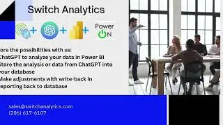 ChatGPT in Power BI - Data analysis and automated forecasting