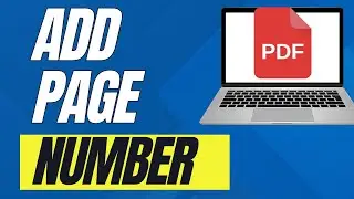 How To Add Page Number In PDF File (Full Guide)