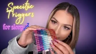 ASMR Rare And Specific triggers for sleeeeep 🛌💜