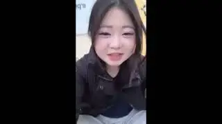 Korean girl smoking spitting 9