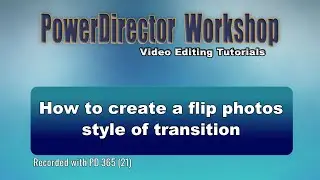 How to create a 'flip photos' style of transition