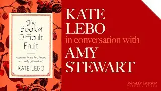McNally Jackson Presents: Kate Lebo with Amy Stewart