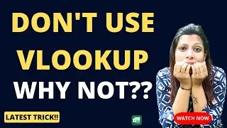 Stop Using Vlookup Without This !! | How To Use Vlookup With Flash Fill | Datachampp Hindi