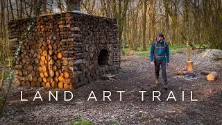 Saving daylight on the Land Art Trail (Sentier d'Art) - 58km solo silent hiking film