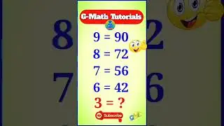 Math puzzle | Math tricks | Mathmasti | Mathfun | #shorts #short #viral #puzzle #shortvideo #maths