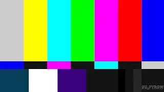 NTSC Test Pattern Color Bar Card 1kHz Sine Test Tone 1Hour 16:9 HighQuality Television Monitor SMTPE
