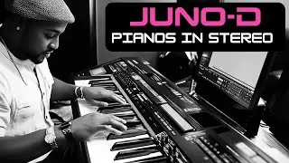 JUNO D - ALL PIANOS in ((STEREO)) Voices Demo #1