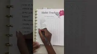 SETTING UP MY HABIT TRACKER