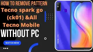 All Tecno Hard Reset |Pattern Unlock |Factory Reset Easy Trick With Keys|Tecno spark Go(kc 1)