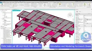 ALPHA BIM | Draw Formwork Shape & Slab Foundation Rebar | Tool Revit #alphabim