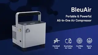 Best of Kickstarter 💡 BleuAir Portable Air Compressor