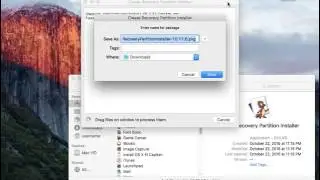 Building a recovery partition installer package using Create Recovery Partition Installer.app