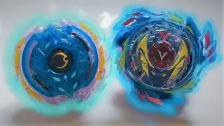 Caynox C3 4Flow Bearing vs Genesis Valtryek V3 6Vortex Reboot : Beyblade Burst Evolution