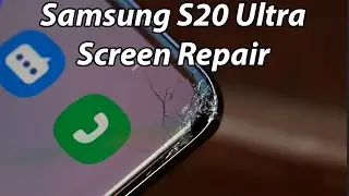 S20 ultra screen repair cracked glass tear down start to finish