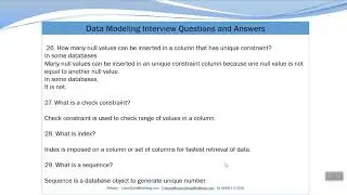 What is Check Constraint? What is a Sequence? What is an Index?