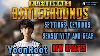 YoonRoot PUBG Settings, Keybinds, Sensitivity, Gear and Setup