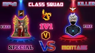 FREE FIRE 👀🤡 || CLASS SQUAD 1 V 1 CHALLENGE || MP40 KILLER 👽|| 🎶I1 🤡PANDA🤡-DESIIGNER || VIRAL!(4) CS