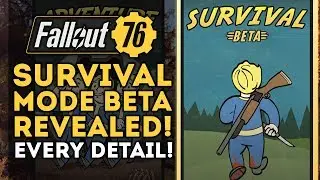Fallout 76 - Survival Mode BETA Revealed! PVP INFO BLOWOUT! New Patch Info!