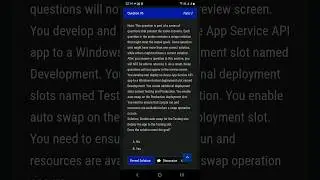 AZ-204 exam Q&A: #38 auto swap for the Testing slot. Deploy the app to the Testing slot 6-2