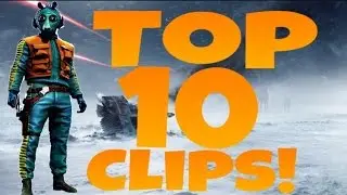 STAR WARS Battlefront Top 10 Clips! #4 Sick Mid Air Pulse Cannon and More!