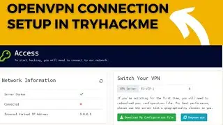 OpenVPN Connection Setup(Linux) On TryHackMe ||TryHackMe - OpenVPN Connection Setup(Linux) | English