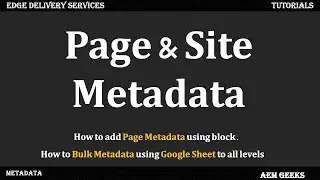 AEM Franklin #10 | How to add Metadata in Edge Delivery Services page (AEM Franklin)