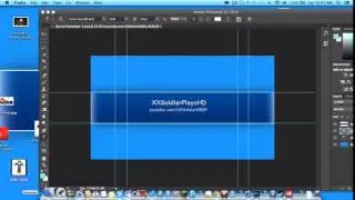 How to Make a Simple Minecraft Banner for youtube with Photoshop CC