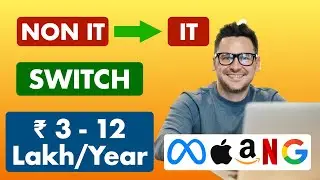 Switch From Non IT to IT Jobs || Non-IT Degree Coding Jobs || Get 6 LPA Salary