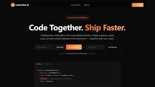 CodeCollab AI | Live Collaborative Code Review + AI Security Analysis