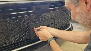 Install front license plate on Toyota Crown 2024 hybrid