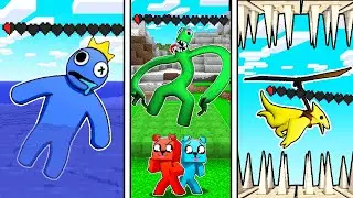 6 PUŁAPEK na RAINBOW FRIENDS 🌈 w Minecraft 😠