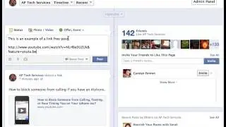 How to post a URL on Facebook without showing the URL.
