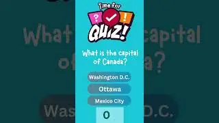 What City is the Capital of Canada? #quiz #brainteaser #trivia #capital #city #countries #canada