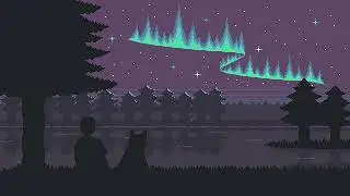 Aurora Borealis | 16-bit Pixel Art