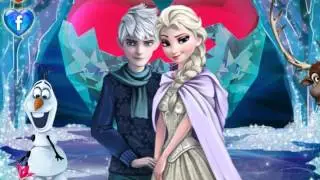 Frozen Sweet Kissing Elsa and Jack Frost (Холодное сердце: Эльза и Джек целуются)