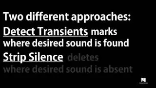 Power Tools for Studio One 2: Transient Detection and Strip Silence (4 of 5)