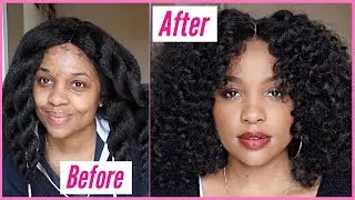 HOW TO: SOFT CURLS ON $2 KANEKALON HAIR | DIY CROCHET LACE WIG
