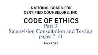 LPCC code of ethics part 3