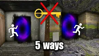 Granny v1.8 - 5 Ways to go to the Sewer Without the spider key ✅
