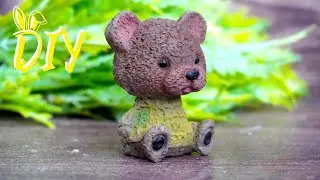 Медведь из гипса своими руками. DIY.