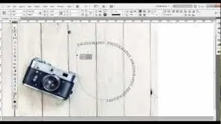 Adobe InDesign Tutorial: Type on a Path Tool
