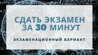 Предэкзаменационная подготовка ОГЭ по Математике. Решение целого варианта за 30 мин
