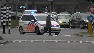 Politie, Brandweer en Ambulance met spoed naar een brand in Rotterdam! 