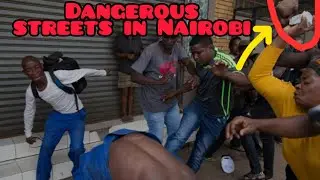 Dangerous  STREETS  in  nairobi Kenya🇰🇪 (4k drive)