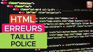 HTML : Mon texte ne change pas de taille de police 