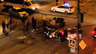 Авария на ул. 9 Мая в Туле