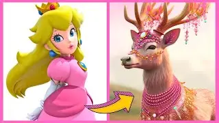 SUPER MARIO BROS Characters as DEER 2023