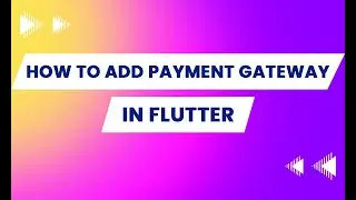 Payment gateway in flutter || how to implement rozarpay gateway in flutter || gateway in flutter